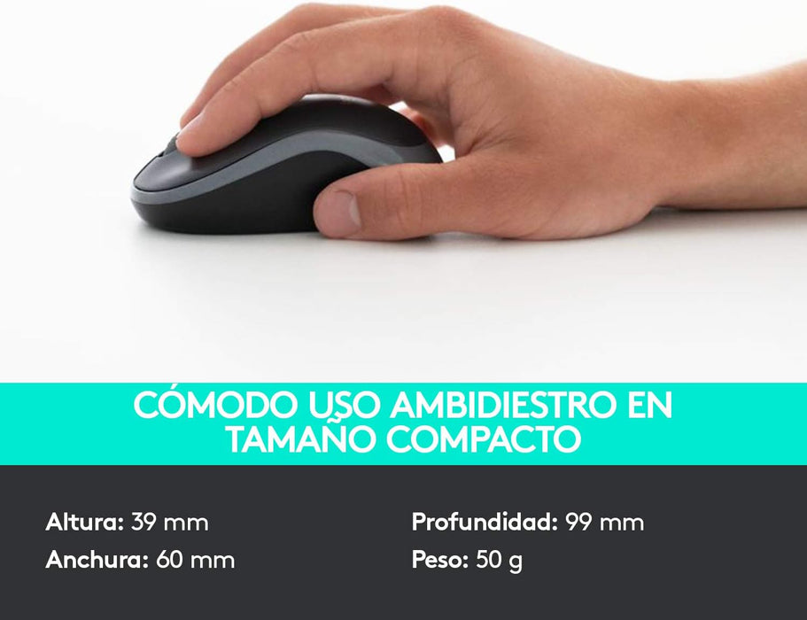 Teclado Español + Raton Logitech Mk330 Inalambrico 920-003978