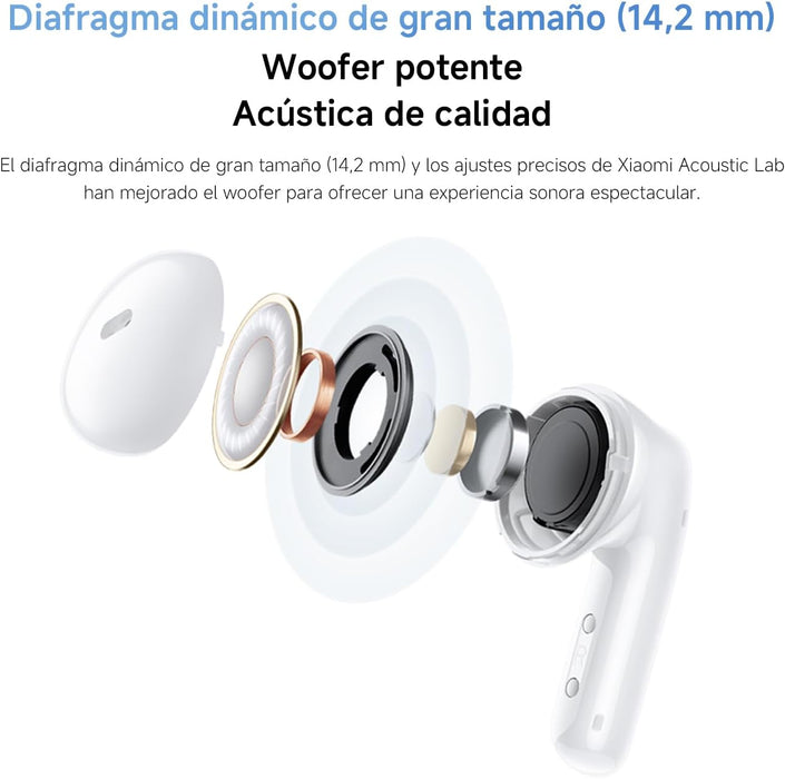 Xiaomi Redmi Buds 6 Active Auriculares Bluetooth Blanco