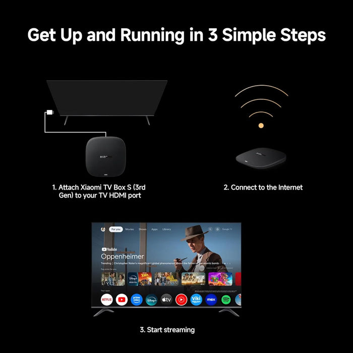 Xiaomi Tv Box S (3nd Gen), 4k Ultra Hd 2gb Ram, 32gb Memoria, Smart Tv Box