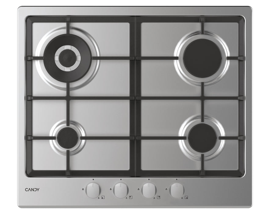 EAN 8016361967038 - Candy Idea CHG6BR4WX Acero inoxidable Integrado 60 cm Encimera de gas 4 zona(s) imagen 1