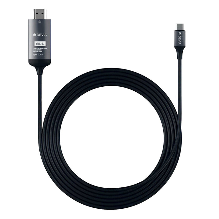 EAN 6938595316135 - Devia EC084 2 m USB Tipo C HDMI Negro imagen 4
