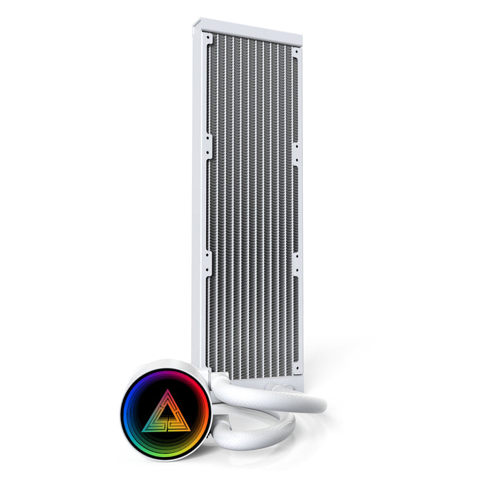 EAN 4710562749571 - Montech LightFlow ARGB 360 Procesador Sistema de refrigeración líquida todo en uno 12 cm Blanco 1 pieza(s imagen 2
