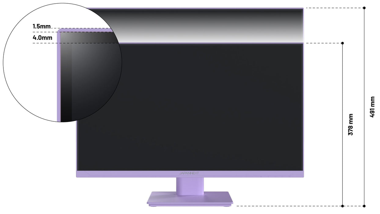 EAN 4589511175781 - JAPANNEXT JN-I238FHD120F-HSP-PP pantalla para PC 60,5 cm (23.8") 1920 x 1080 Pixeles Full HD LCD Púrpura imagen 9