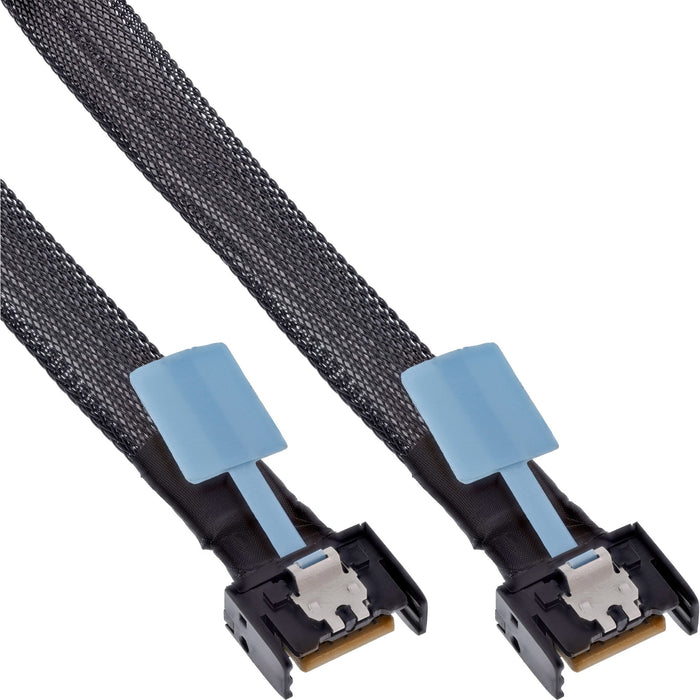 EAN 4043718341788 - InLine 27662A cable Serial Attached SCSI (SAS) 0,5 m 24 Gbit/s Negro, Azul, Gris imagen 1