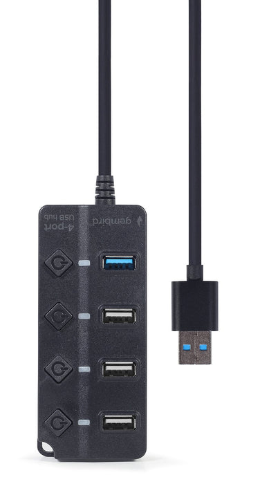 EAN 8716309124645 - Gembird UHB-U3P1U2P3P-01 hub de interfaz 5000 Mbit/s Negro imagen 5