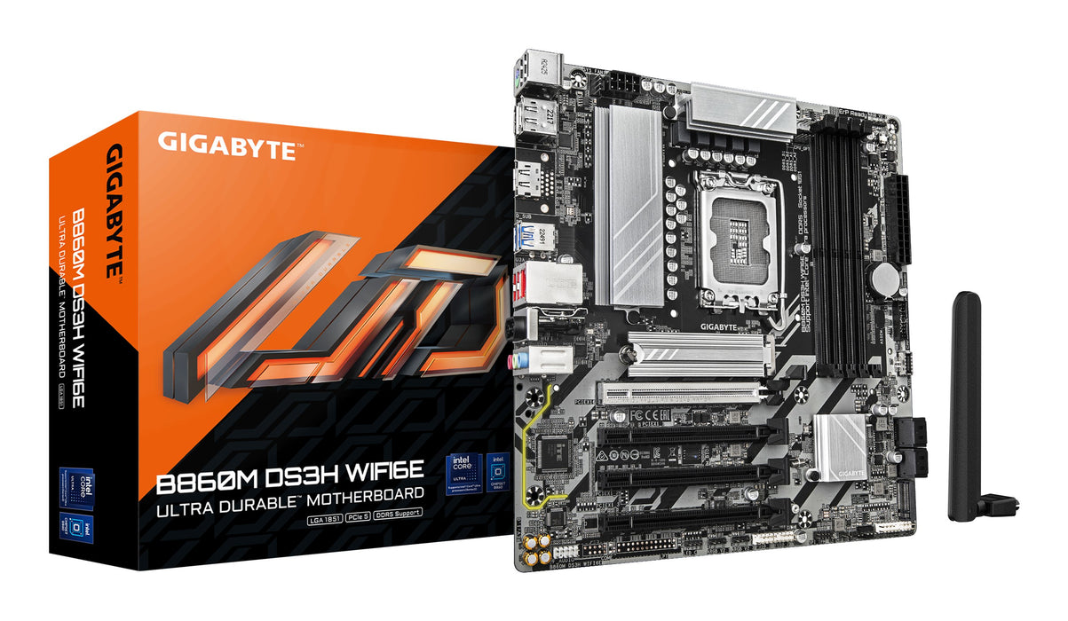 EAN 4719331866815 - GIGABYTE B860M DS3H WIFI6E placa base Intel B860 LGA 1851 (Socket V1) micro ATX imagen 1