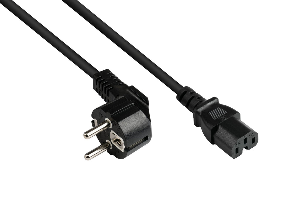 EAN 4014619554812 - Alcasa P0150-S050 cable de transmisión Negro 5 m Enchufe tipo E+F C15 acoplador imagen 1