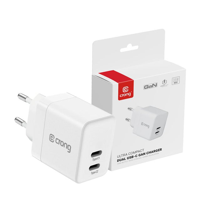 EAN 5904310702225 - Crong CRG-GNCC35-WHI cargador de dispositivo móvil Smartphone, Netbook, Portátil, Reloj inteligente, Bate imagen 9