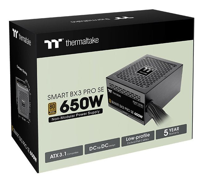 EAN 4711658548689 - Thermaltake Smart BX3 Pro SE 650W unidad de fuente de alimentación 24-pin ATX ATX Negro imagen 6