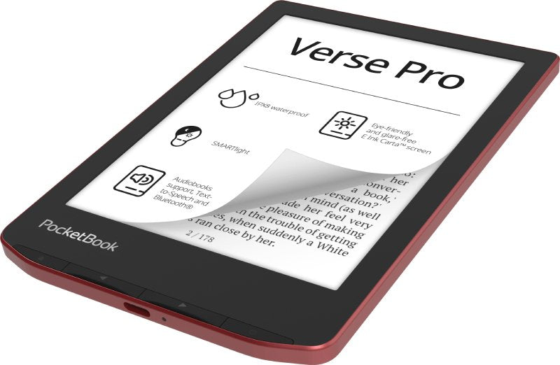 EAN 7640152095009 - PocketBook Verse Pro lectore de e-book Pantalla táctil 16 GB Wifi Negro, Rojo imagen 1