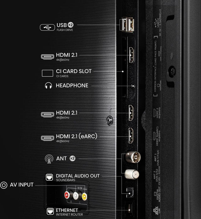 EAN 6942351418711 - Hisense 55E77Q 139,7 cm (55") 4K Ultra HD Smart TV Wifi Negro imagen 11