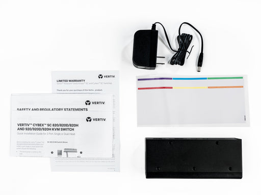 EAN 636430081991 - Vertiv Avocent SC820D-202 interruptor KVM Montaje en rack Negro imagen 2