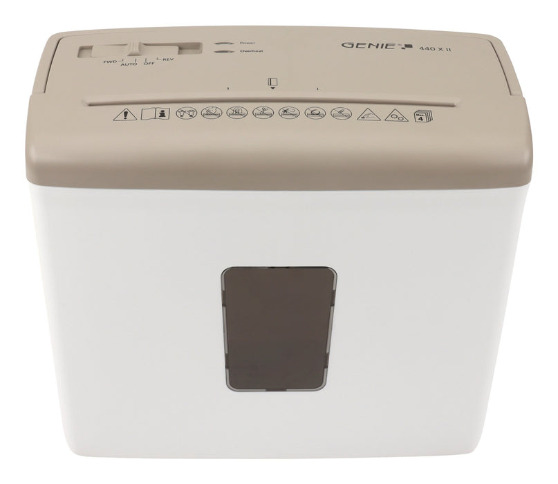 EAN 4030152955855 - Genie 440 X II triturador de papel Corte cruzado 72 dB Blanco, Marrón imagen 5
