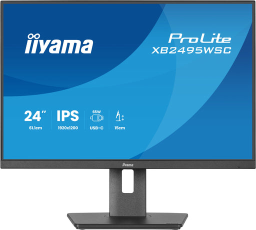 EAN 4948570127856 - iiyama ProLite XB2495WSC-B1 pantalla para PC 61,2 cm (24.1") 1920 x 1200 Pixeles WUXGA LED Negro imagen 1