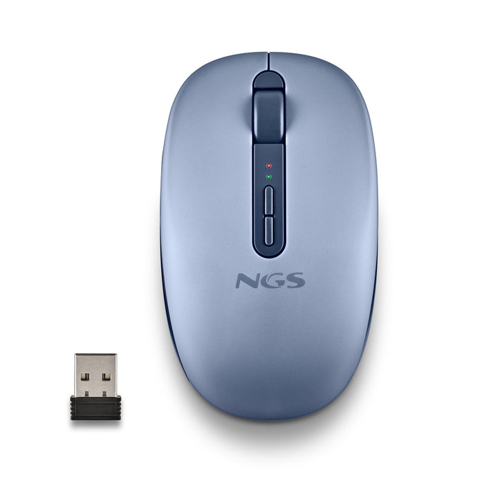 EAN 8435430628579 - NGS FOG DUAL BLUE ratón Universal Ambidextro RF Wireless + Bluetooth 1600 DPI imagen 1
