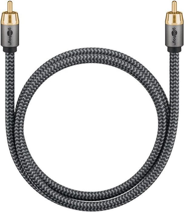 EAN 4040849652974 - Goobay 65296 cable de audio 3 m RCA Plata, Negro imagen 4