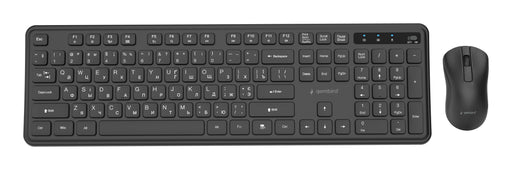 EAN 8716309137010 - Gembird KBS-WPS-01-CYRL teclado Ratón incluido Oficina RF inalámbrico QWERTY Internacional de EE.UU., Ucr imagen 1