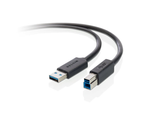 EAN 0722868771365 - Belkin F3U159B06 cable USB 1,8 m USB A USB B Negro imagen 1