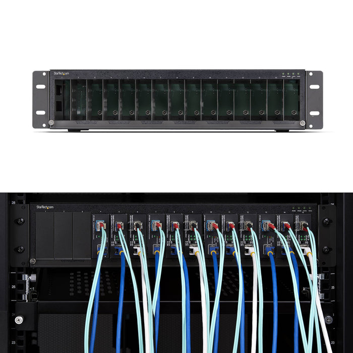 EAN 65030917056 - StarTech.com MCM15-MEDIA-CHASSIS chasis de red Negro imagen 5