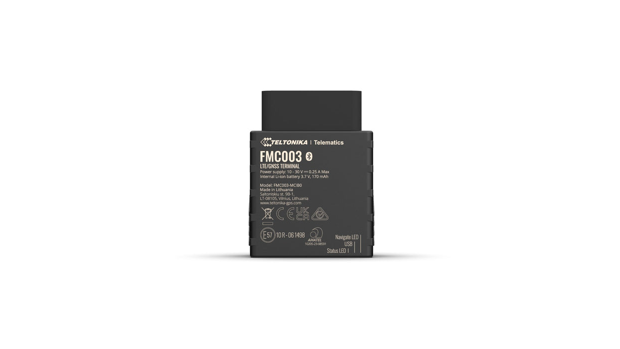 EAN 4779027310244 - Teltonika FMC003 localizador o rastreador GPS Coche Rastreador de GPS Negro imagen 2