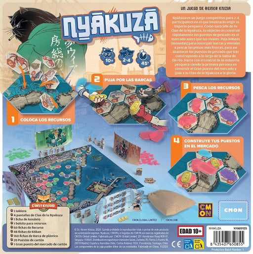 EAN 8435407650855 - Asmodee Nyakuza 40 min Juego de mesa Simulación económica imagen 2