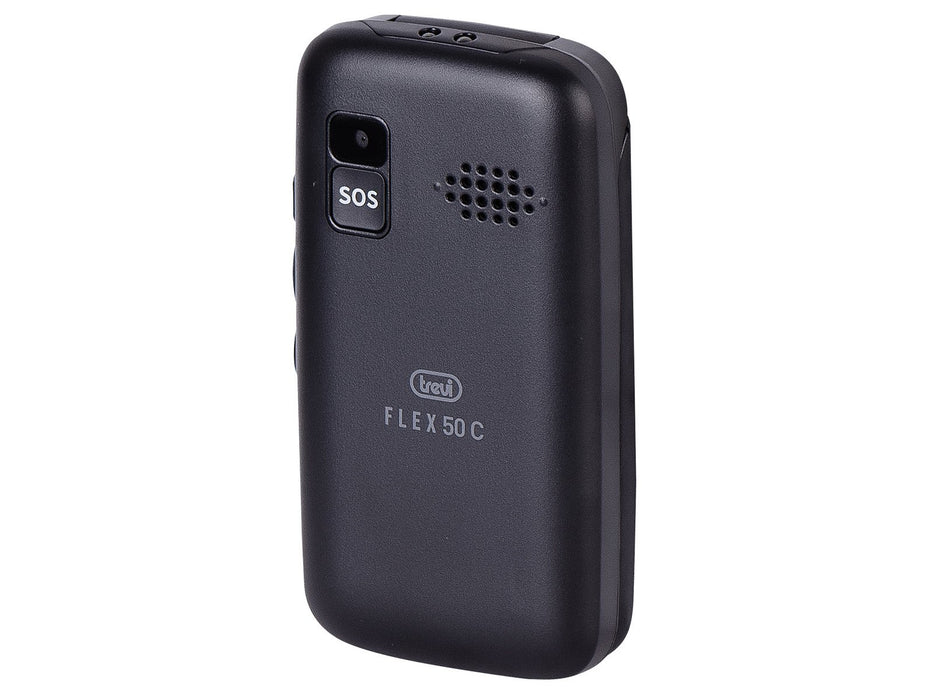 EAN 8011000039657 - Trevi FLEX 50 C 6,1 cm (2.4") 150 g Negro Teléfono para personas mayores imagen 4