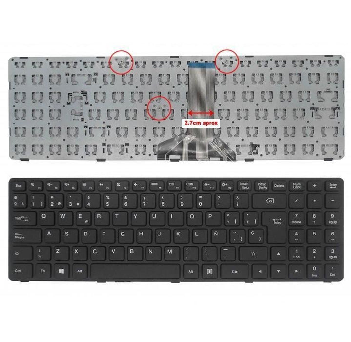 EAN 8435597456510 - Portatilmovil TEC0282 refacción para laptop Teclado imagen 1