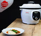 EAN 3045386381869 - Tefal CY851130 olla multi-cocción 6 L Cromo, Blanco imagen 9