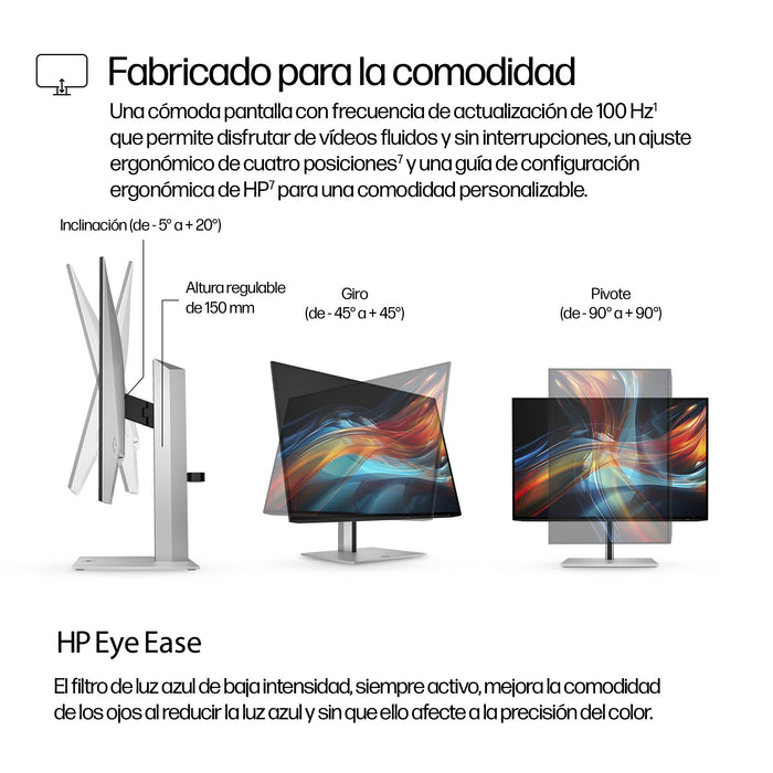 EAN 5715063476246 - HP Series 7 Pro 24 inch WUXGA USB-C Monitor - 724pu pantalla para PC 61 cm (24") 1920 x 1200 Pixeles LCD  imagen 7