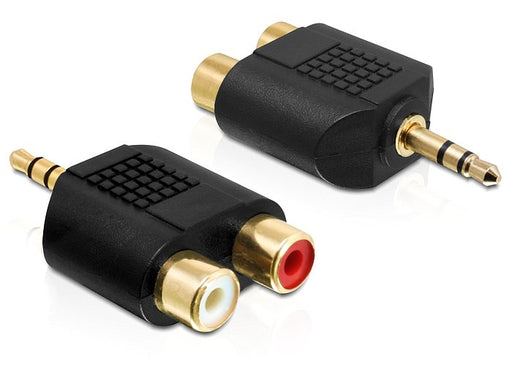 EAN 4043619653652 - DeLOCK 65365 cambiador de género para cable 3.5mm 2xRCA Negro imagen 1