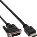 EAN 4043718251988 - InLine 17664E adaptador de cable de vídeo 1,5 m HDMI DVI Negro imagen 1