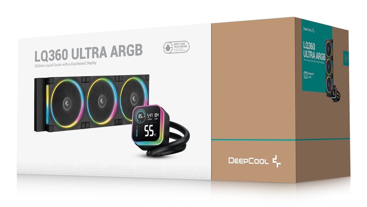 EAN 6933412729808 - DeepCool LQ360 ULTRA ARGB Procesador Kit de refrigeración líquida 12 cm Negro imagen 6