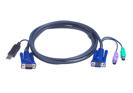 EAN 4710423772908 - ATEN 2L5506UP cable para video, teclado y ratón (kvm) Negro 6 m imagen 1
