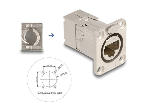 EAN 4043619670642 - DeLOCK 67064 conector Plata imagen 2