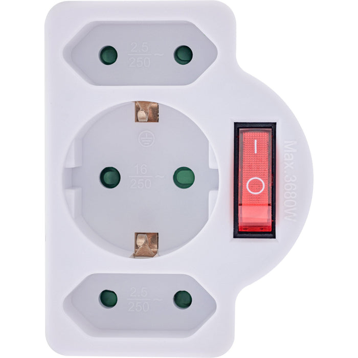 EAN 4043718334278 - InLine 16471C base múltiple Blanco imagen 3