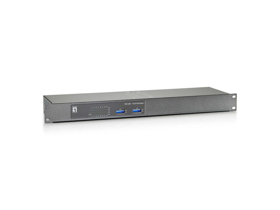 EAN 4015867199855 - LevelOne FEP-1601W150 switch Fast Ethernet (10/100) Energía sobre Ethernet (PoE) Gris imagen 1