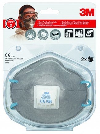 EAN 5902658102080 - 3M 9922C2 mascarilla antipolvo 2 pieza(s) imagen 3