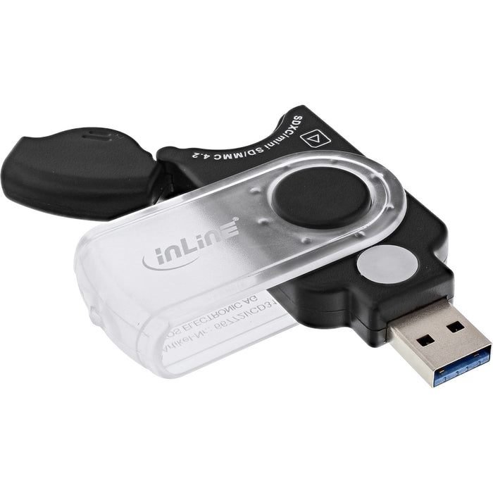 EAN 4043718237104 - InLine 66772I lector de tarjeta USB 3.2 Gen 1 (3.1 Gen 1) Negro imagen 1
