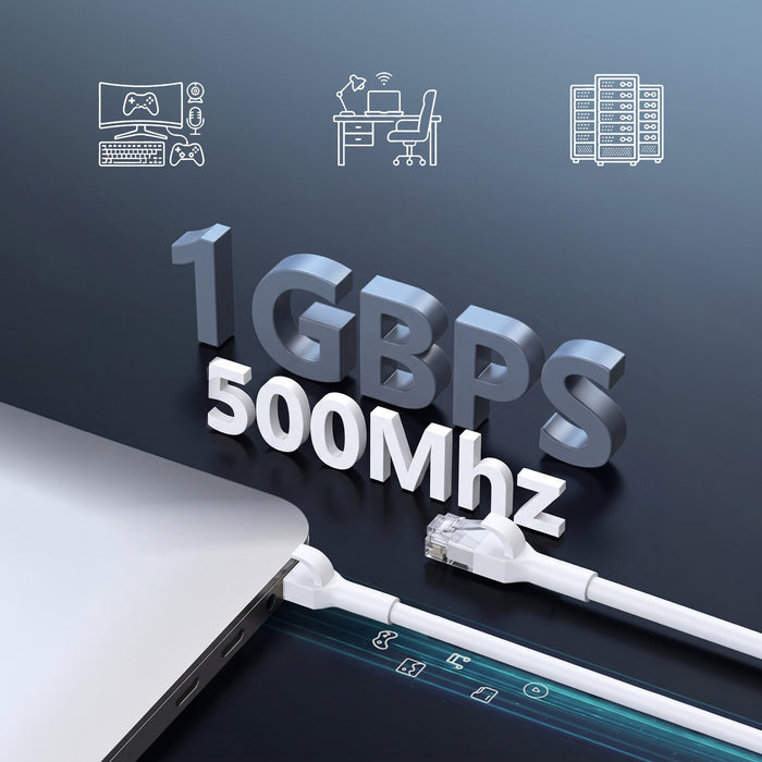 EAN 5906168639005 - Extralink Kat.6A U/FTP 5m 1Gbps Biały | Patchcord LAN | Miedź Kabel sieciowy skrętka, łamana końcówka (EX imagen 12