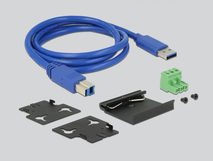 EAN 4043619639199 - DeLOCK 63919 hub de interfaz USB 3.2 Gen 1 (3.1 Gen 1) Micro-B 5000 Mbit/s Negro imagen 4
