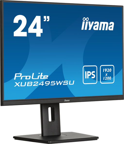 EAN 4948570123827 - iiyama ProLite XUB2495WSU-B7 pantalla para PC 61,2 cm (24.1") 1920 x 1200 Pixeles WUXGA LED Negro imagen 1