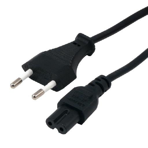 EAN 3700224718855 - MCL MC907GE-2M cable de transmisión Negro Enchufe tipo C C7 acoplador imagen 3
