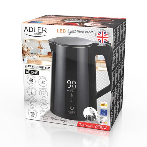 EAN 5903887807449 - Adler AD 1345 tetera eléctrica 1,7 L 1850 W Negro imagen 6
