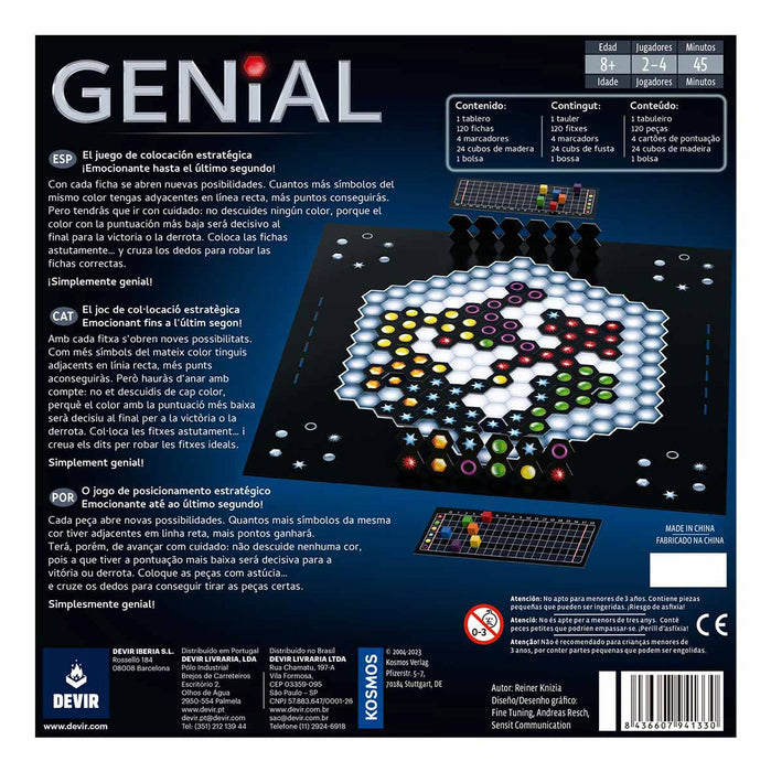 EAN 8436607941330 - Devir BGGENITR juego de tablero 45 min Juego de mesa Estrategia imagen 4