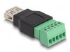 EAN 4043619659739 - DeLOCK 65973 cambiador de género para cable USB 2.0 Type-A 1 x 5 pin Negro, Verde imagen 2