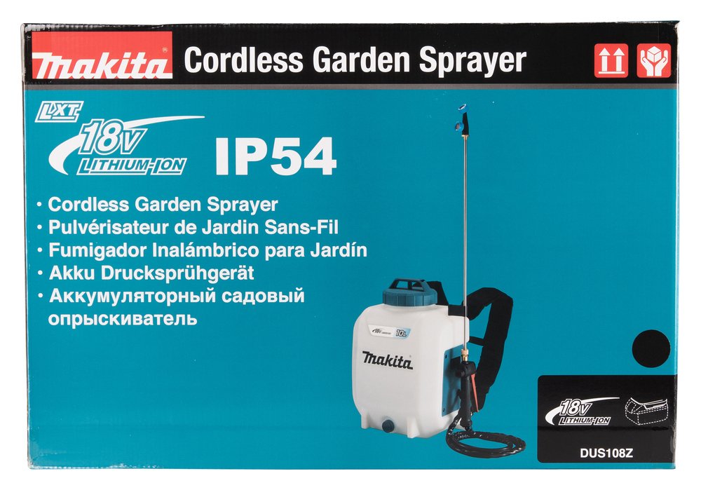 EAN 88381741637 - Makita DUS108Z rociador de jardín Pulverizador de mochila 10 L imagen 18