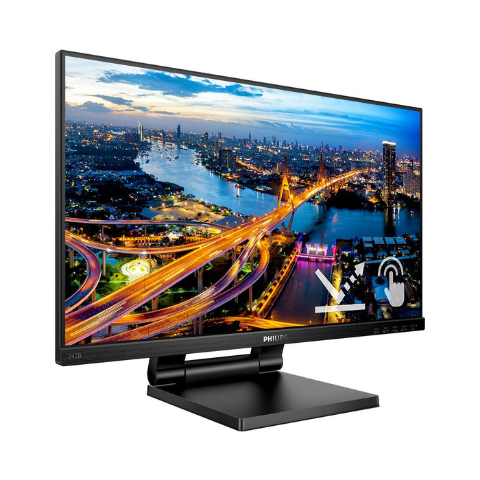 EAN 8712581772352 - Philips 242B1TC/00 pantalla para PC 60,5 cm (23.8") 1920 x 1080 Pixeles Full HD LED Pantalla táctil Negro imagen 2