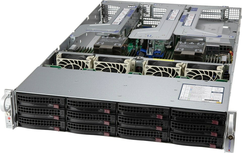 EAN 672042411801 - Supermicro SYS-620U-TNR PC/estación de trabajo barebone Negro Intel® C621 LGA 4189 imagen 1