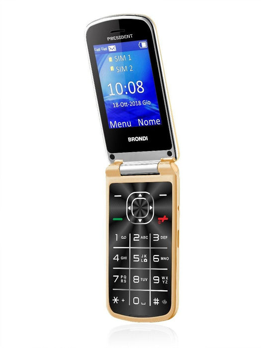EAN 8015908750744 - Brondi President 7,62 cm (3") 130 g Oro Característica del teléfono imagen 3