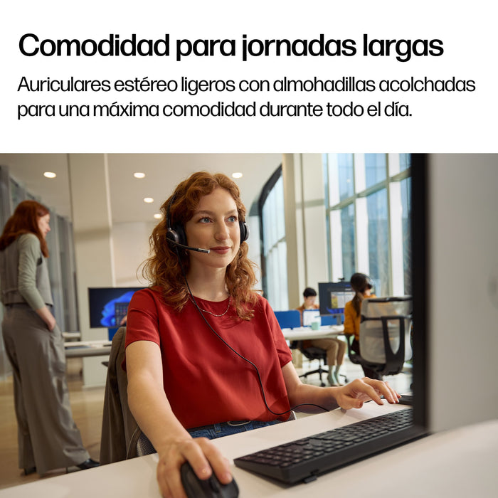 EAN 0199251820878 - HP Poly Mission 625 Stereo USB Wired Headset Alámbrico Diadema Business/Everyday USB Tipo C Negro imagen 7